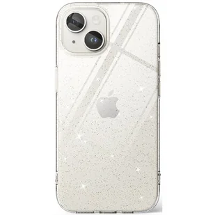 Etui APPLE IPHONE 15 Ringke Air Glitter transparentne - Etui i futerały do telefonów - miniaturka - grafika 1