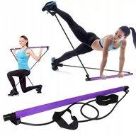 Gumy, taśmy, ekspandery - Drążek do ćwiczeń Gumy Oporowe Pilates Joga Fit - miniaturka - grafika 1