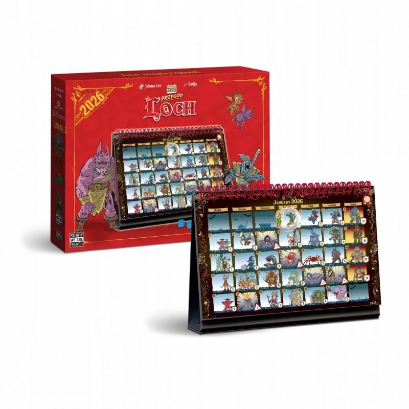 Gra planszowa Kalendarz 2026: 365 dni przygody - Loch Galakta