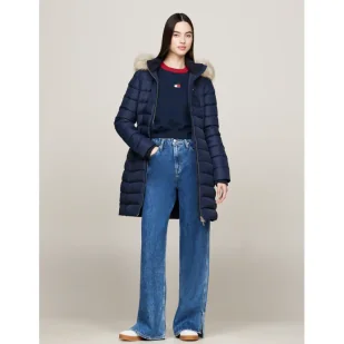 Tommy Jeans Puchowa kurtka | Slim Fit - Kurtki damskie - miniaturka - grafika 1