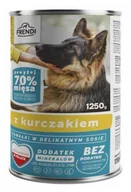 Mokra karma dla psów - Frendi Mokra Karma Dla Dorosłych Psów Z Kawałkami Kurczaka W Sosie 1250 g - miniaturka - grafika 1