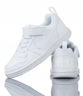 Buty Dziecięce Nike Court Borough Białe New R-27,5 - Buty dla dziewczynek - miniaturka - grafika 1