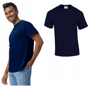 T-shirt koszulka Męska BAWEŁNA HEAVY Gildan 5000 GRANAT 5XL - Koszulki męskie - miniaturka - grafika 1
