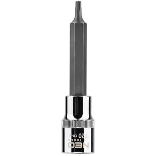 Topex Grupa sp. z o.o. S.K. Końcówka Torx na nasadce 1/2cala T20 x 100 mm 08-760 - Narzędzia warsztatowe - miniaturka - grafika 1