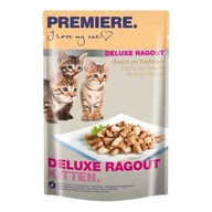 Mokra karma dla kotów - PREMIERE Deluxe Ragout Kitten Bogata w drób 88x85 g - miniaturka - grafika 1