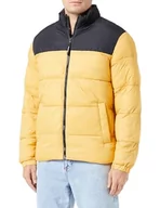 Kurtki męskie - Bestseller A/S Męska kurtka puchowa JJETOBY Collar SN, Honey Gold/Detail:Black Blocking, S, Honey Gold/Detail:black Blocking - miniaturka - grafika 1
