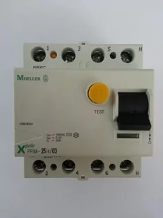 Eaton Wyłącznik różnicowoprądowy PFIM 4P 25 235438 - Bezpieczniki elektryczne - miniaturka - grafika 1
