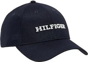 Tommy Hilfiger Męska czapka Hilfiger, niebieski (Space Blue), jeden rozmiar, niebieski (Kosmiczny Błękit), Rozmiar uniwersalny - Czapki damskie - miniaturka - grafika 1