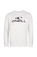 Bluzy męskie - O'Neill Europe Męska bluza O'Neill Crew, Śnieżnobiały, S - miniaturka - grafika 1
