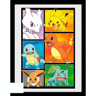 Plakat w ramce, Comic panel POKEMON - Plakaty - miniaturka - grafika 1