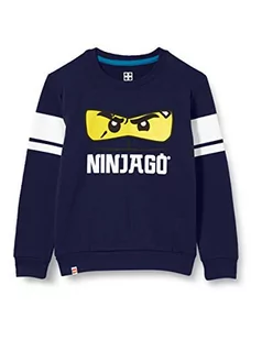 LEGO Bluza chłopięca Mwc Ninjago, 590 Dark Navy, 92 cm - Bluzy dla chłopców - miniaturka - grafika 1