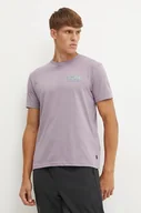 Koszulki męskie - Billabong t-shirt Lizard męski kolor różowy z nadrukiem ABYZT02474 - miniaturka - grafika 1