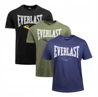 Koszulki męskie - EVERLAST t-shirt KOSZULKA męska BAWEŁNA sportowa XL - 3 sztuki mix - miniaturka - grafika 1