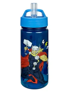 Avengers Bidon "Aero Avengers" w kolorze granatowym - 500 ml - Sztućce dla dzieci - miniaturka - grafika 1