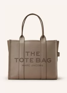 Marc Jacobs Torba Shopper The Leather Tote Bag L beige - Torebki damskie - miniaturka - grafika 1