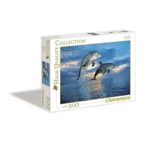Puzzle 500 HQ Dolphins - Pozostałe książki - miniaturka - grafika 1