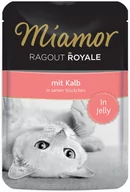 Mokra karma dla kotów - Miamor Ragout Royale w galarecie, 22 x 100 g - Cielęcina - miniaturka - grafika 1