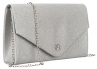 Torebki damskie - Torebka wieczorowa damska ROVICKY mała klasyczna na wesele wizytowa elegancka srebrna na łańcuszku błyszcząca - miniaturka - grafika 1