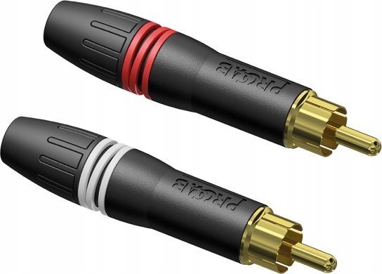 PROCAB Adapter AV PCR2M/BG Cable connector - professional RCA/Cinch male - gold contacts