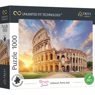 Trefl Prime - Puzzle UFT Romantic Sunset: Colloseum, Rome, Italy - 1000 Elementów, Najgrubsza Tektura, BIO, Rzym, Włochy, Koloseum, Zachód Słońca, Kreatywna Rozrywka dla Dorosłych i Dzieci od 12 Lat 10691 - Puzzle - miniaturka - grafika 1