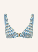 Stroje kąpielowe - Seafolly Góra Od Bikini Bralette Mala blau - miniaturka - grafika 1