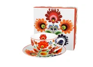Filiżanki - Duo Filiżanka porcelanowa ze spodkiem 250 ml ŁOWICZ 5902693915416 - miniaturka - grafika 1