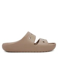 Moda i Uroda OUTLET - Klapki Crocs Classic Sandal v2 209403 Brązowy - miniaturka - grafika 1