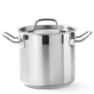 Wyposażenie lokali gastronomicznych - Hendi Garnek wysoki z pokrywką Profi Line 360x360 mm 37l | 832707 - miniaturka - grafika 1