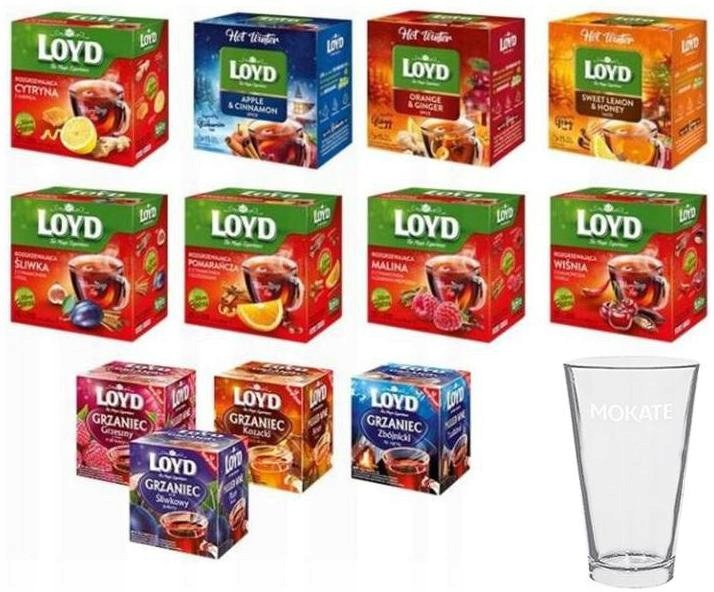 Zimowo Jesienny Zestaw Degustacyjny Herbaty Owocowe 12 Smaków Kubek