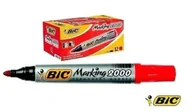 Przybory szkolne - Marker Permanentny Eco 2000 czerwony (12szt) BIC - miniaturka - grafika 1