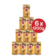 Mokra karma dla psów - Pedigree Adult mokra karma dla psów z wołowiną w galaretce 6x1200g 44863-uniw - miniaturka - grafika 1