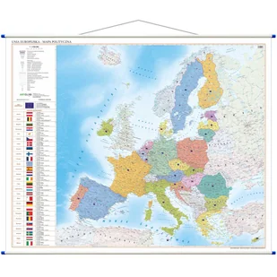 Unia Europejska mapa ścienna polityczna, 1:4 500 000 - Mapy i plansze edukacyjne - miniaturka - grafika 1