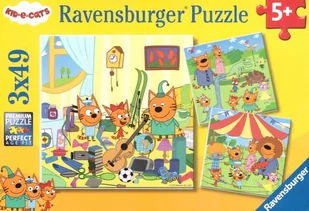 Ravensburger Puzzle 3x49 Kot-o-ciaki - Puzzle - miniaturka - grafika 1