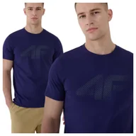 Koszulki męskie - Koszulka męska 4F 4FWMM00TTSHM2257-31S Niebieski Roz. 2XL - miniaturka - grafika 1