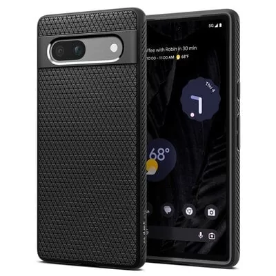 Etui SPIGEN Liquid Air do Google Pixel 7A Czarny