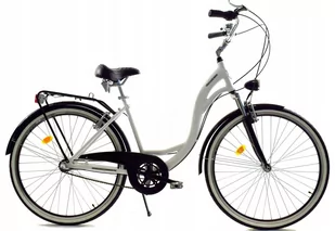 Rower Dallas City Alu 26" 3spd - biały z czarnym - Rowery - miniaturka - grafika 2