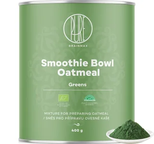 BrainMax Pure Smoothie bowl owsianka, zielenina, organiczna, 400 g - Kasza - miniaturka - grafika 1