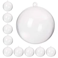 Bombki - Bombki akrylowe 10cm kula plastikowa decoupage zestaw 10 szt. - miniaturka - grafika 1