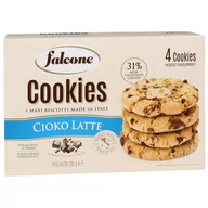 Ciastka - FALCONE Cookies Cioko Latte - Ciasteczka z kawałkami mlecznej czekolady 200g 1 paczka - miniaturka - grafika 1