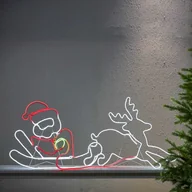 Oświetlenie świąteczne - Best Season Dekoracja zewnętrzna LED Neoled Sanie renifera - miniaturka - grafika 1