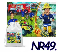 Puzzle - PUZZLE 35 EL. UKŁADANKA PREZENT STRAŻAK SAM + WORECZEK Z NADRUKIEM - miniaturka - grafika 1