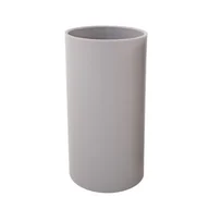 Kubki na szczoteczki do zębów - Kubek kosmetyczny top szary - miniaturka - grafika 1