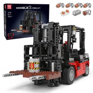 Klocki - KLOCKI MOULD KING 13106S WÓZEK WIDŁOWY FORKLIFT ZDALNIE STEROWANY 1904 EL. - miniaturka - grafika 1