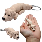 Breloki - Ruchomy Brelok - Pies Labrador, Piesek Labrador, Breloczek, Brelok do Kluczy - miniaturka - grafika 1