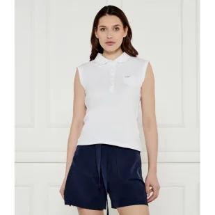 Guess Jeans Polo COLLAR Slim Fit - Koszulki i topy damskie - miniaturka - grafika 1