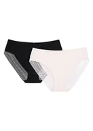 Majtki damskie - Majtki figi Parija 2-pak Esotiq pastelowy róż, czarny XL - miniaturka - grafika 1