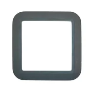 Akcesoria do odkurzaczy - Odk Centralny Ramka gniazda EURO ECO CIEMNY SZARY - miniaturka - grafika 1