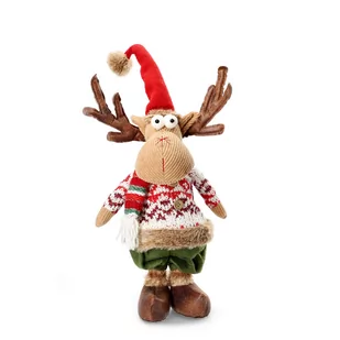 Skrzat ANTTI renifer z teleskopowymi nogami 62 cm - Ozdoby bożonarodzeniowe - miniaturka - grafika 1