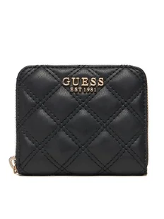 Guess Mały Portfel Damski Giully II Slg SWQG96 73137 Czarny - Portfele - miniaturka - grafika 1