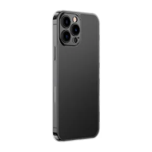 Baseus Frosted Glass Case etui pokrowiec do iPhone 13 Pro Max sztywna obudowa z żelową ramką czarny (ARWS001101) - Etui i futerały do telefonów - miniaturka - grafika 3